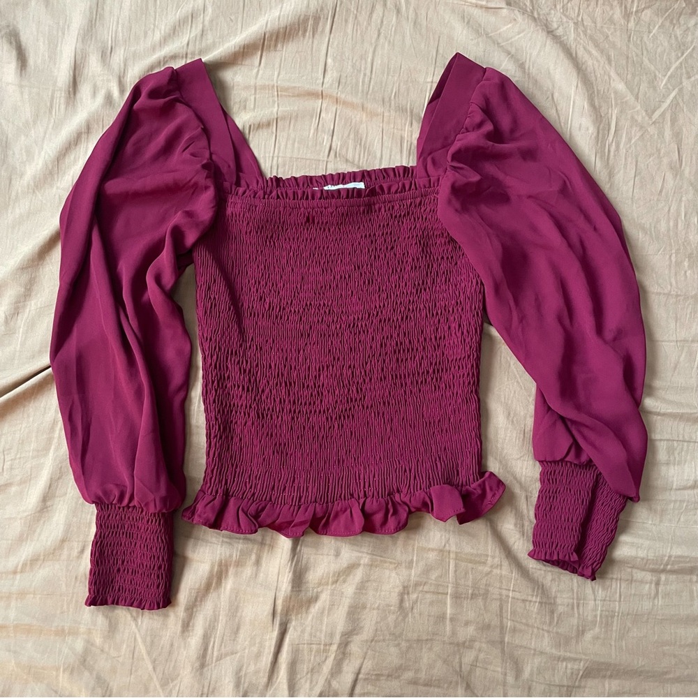 CBRAND burgandy top
